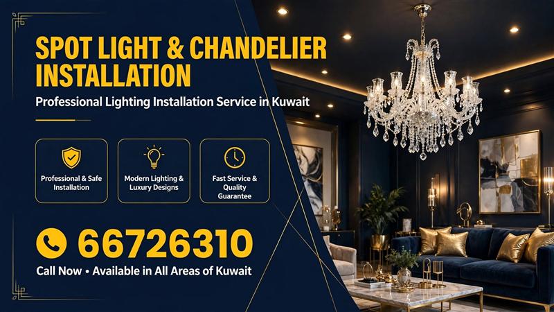Spotlight installation Kuwait